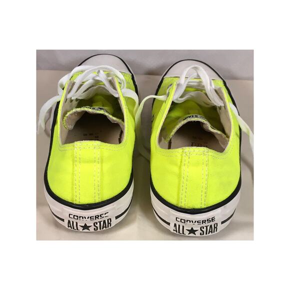 Converse All Star Low Neon Yellow Women’s 8 Men’s 6 - Picture 8 of 11